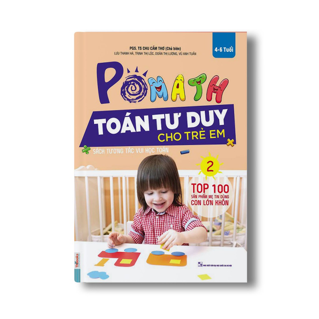 Sách - pomath - toán tư duy cho trẻ em 4-6 tuổi (tập 2)