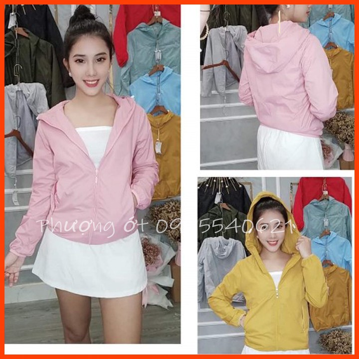 Áo khoác gió nữ 2 lớp lót lưới 🌈BIG SALE🌈 Hàng loại1