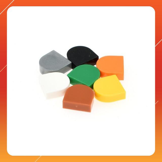 Đồ Chơi COMBO 10 Gạch 1x1 Trơn Hình Bán Nguyệt NO.1178 - Phụ Kiện MOC Tương Thích 24246