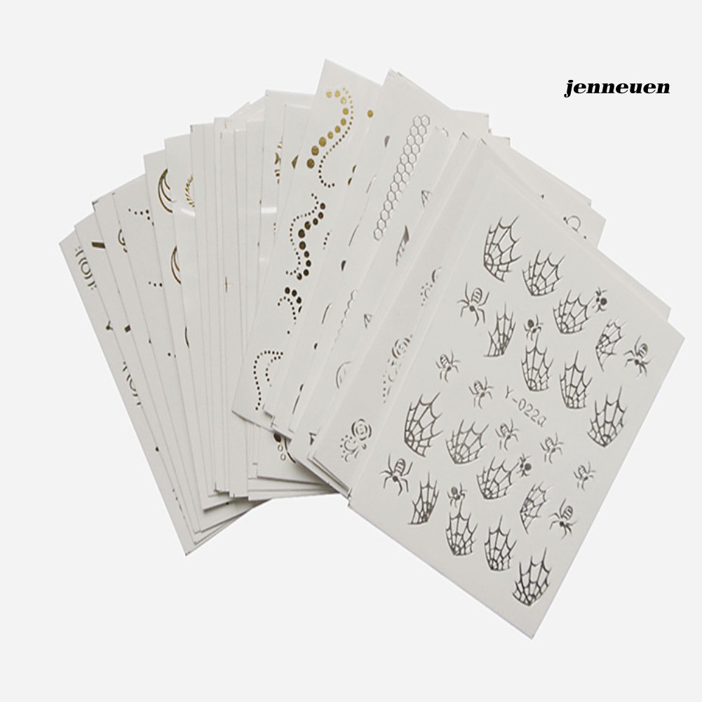 [Hàng mới về] Bộ 30 tờ giấy dán trang trí móng tay nghệ thuật hợp thời trang