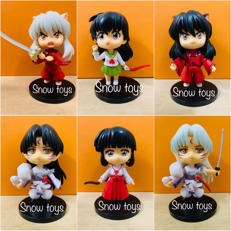 Mô hình InuYasha - Higurashi Kagome Sesshomaru Kikyou Kikyo - Khuyển dạ xoa - Cao 9~11cm - Inu Yasha