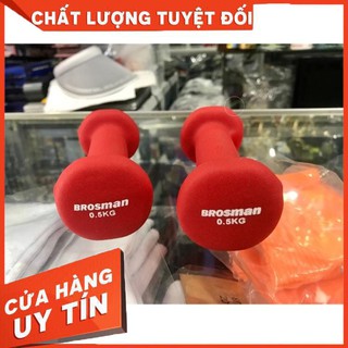 Tạ Tay Brosman 0,5kg / cục .Cặp 2 Cục - Hàng nhập khẩu