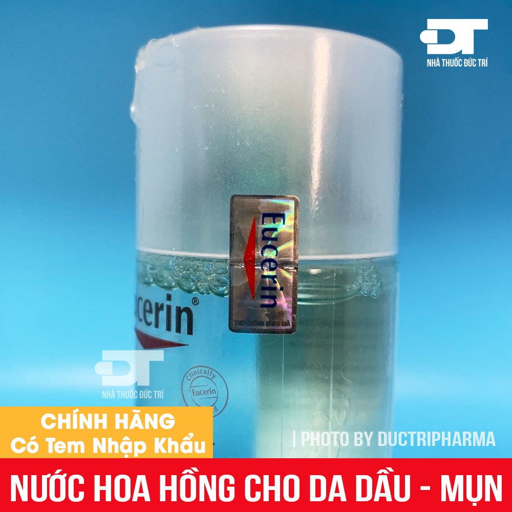 [CHÍNH HÃNG] Nước Hoa Hồng Eucerin Pro ACNE Solution Toner  Cân Bằng Cho Da Dầu - Mụn 200ml