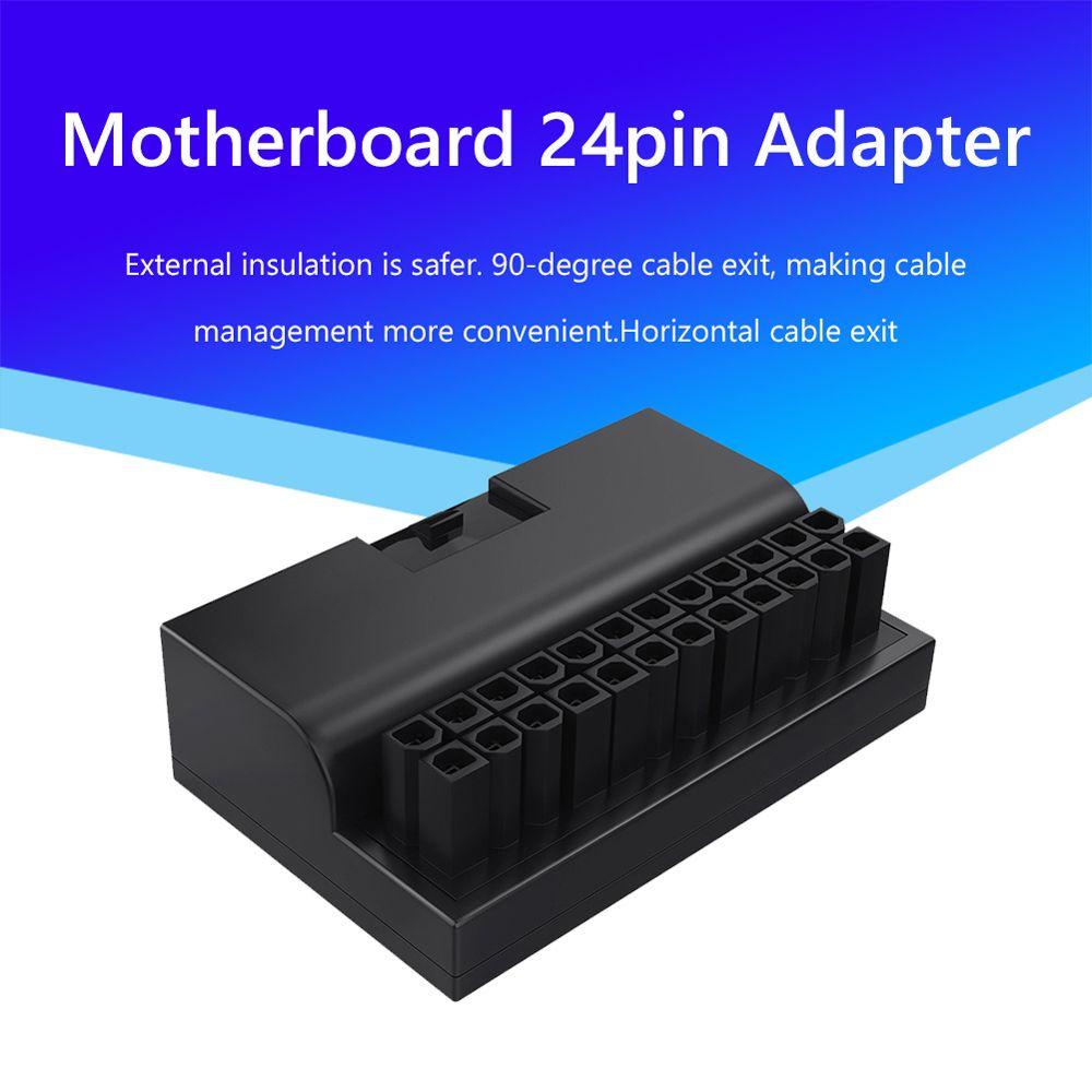 Đầu Nối Chuyển Đổi Nguồn Điện 1 ATX 24 Pin Sang 90 Độ