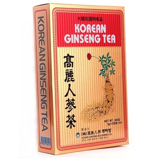 Trà hồng sâm Hàn Quốc hộp giấy 100 gói x 3gr/hộp