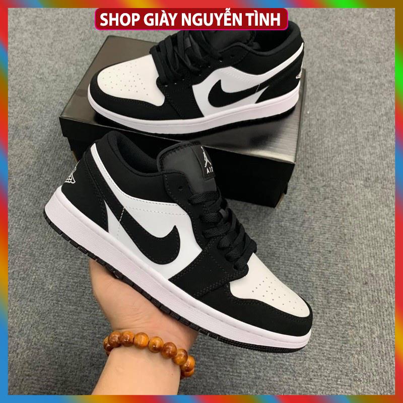Giày thể thao Jordan Panda Cổ Thấp , Giày Air JD1 low thấp cổ trắng đen dành cho nam nữ đầy đủ bill box