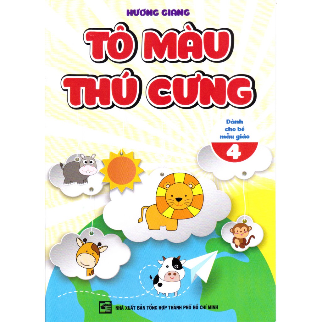 Sách - Bộ Tô màu thú cưng trọn bộ 5 cuốn (Tuỳ chọn kèm màu tô)