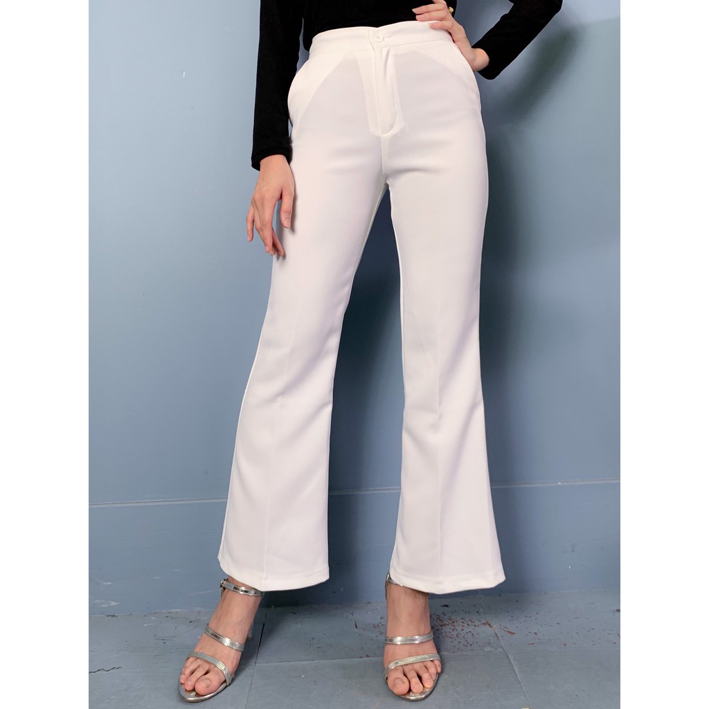 Quần Tây Nữ Ống Loe Ống Vẩy Cạp  cao công sở đẹp | BigBuy360 - bigbuy360.vn