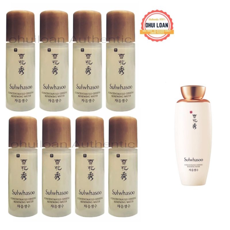 Nước hoa hồng nhân sâm trẻ hóa làng da,chống nhăn GINSENG RATER 5ML