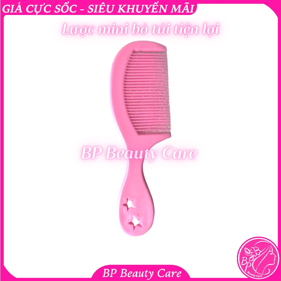 Lược chải tóc mini dễ thương 10 màu bỏ túi tiện lợi 12cm