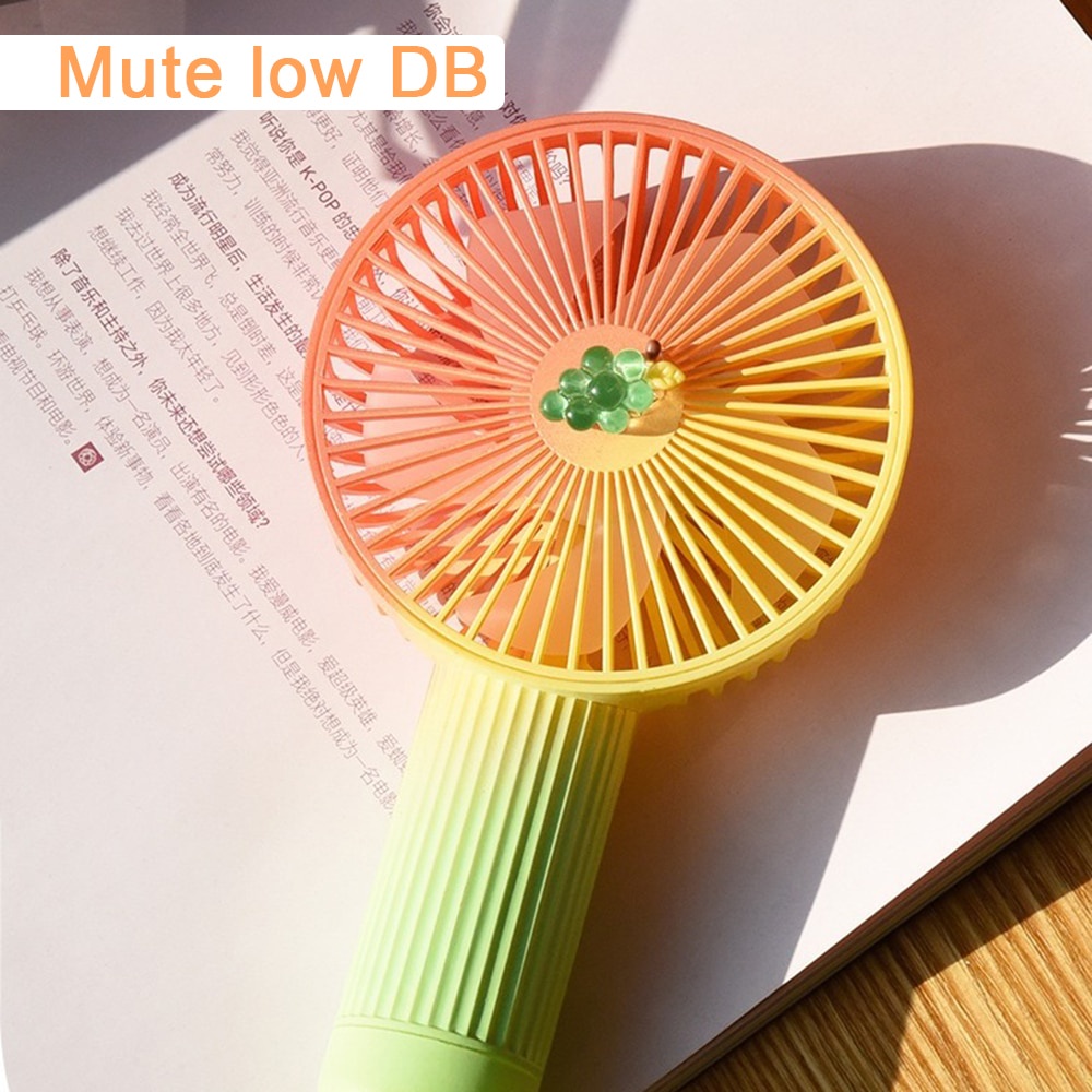 Quạt Mini Cầm Tay Có Thể Sạc Lại Bằng Cổng USB Tiện Dụng Và Bền