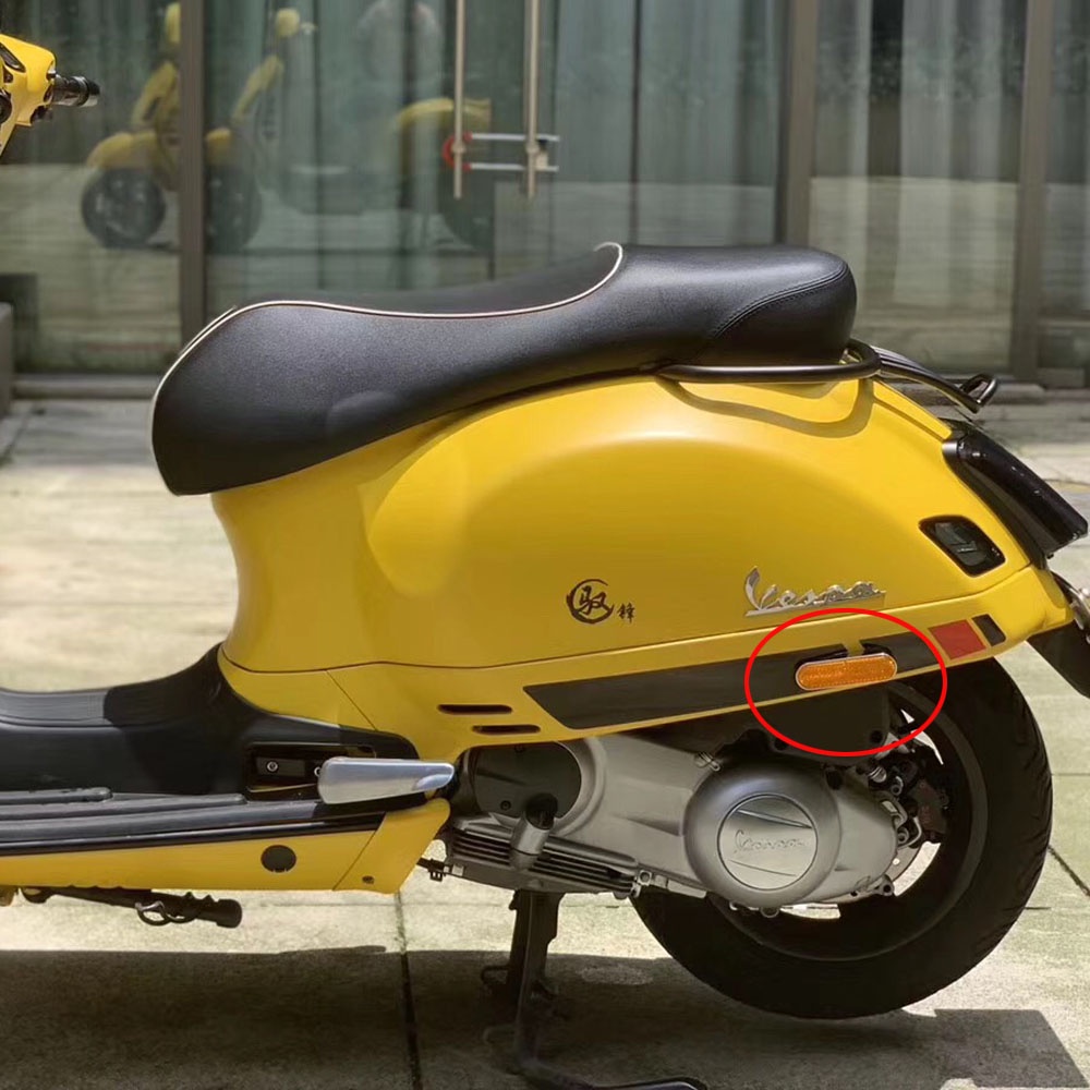 Set 2 Đèn Xi Nhan CNC Cho Xe VESPA Piaggio 3VTE Fly 125 200 250 300 VESPA LXV150 GTV250 GTS300
