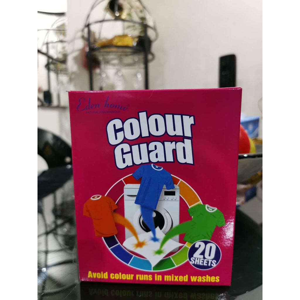 [NGUỒN VIỆT] Bảo vệ màu quần áo EDEN HOME COLOUR GUARD – hộp 20 miếng