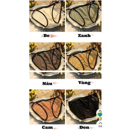 Quần Lót Ren Cradin Lưới Lạnh Cạp Đính Vòng Cao Cấp 2279
