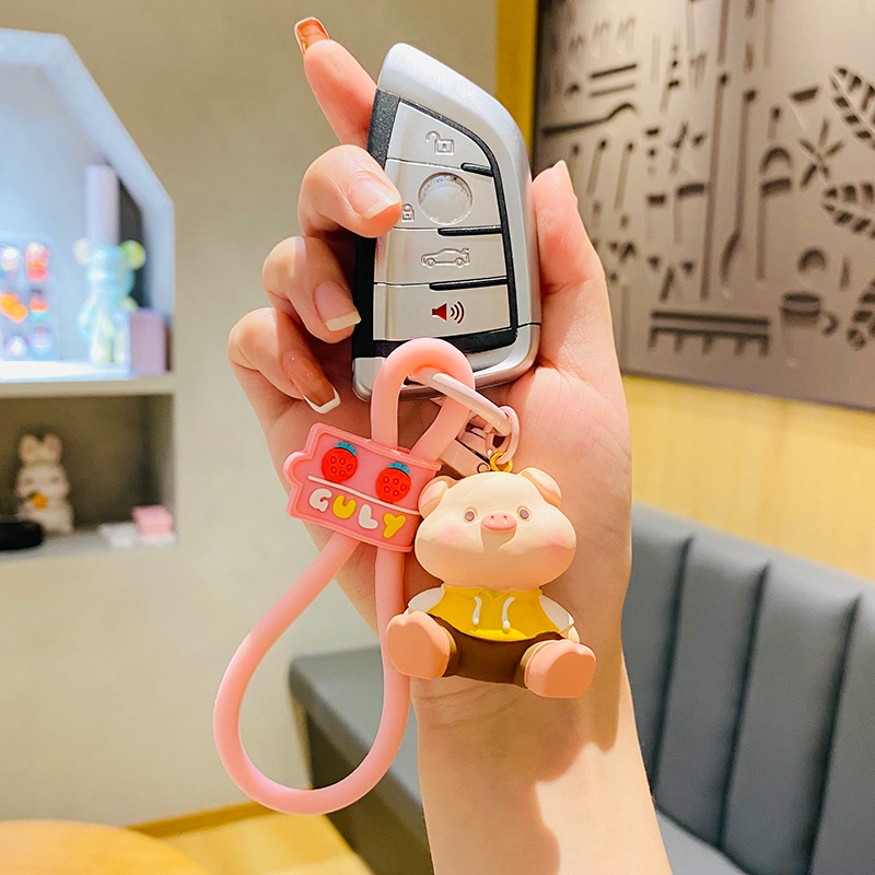 Móc Chìa Khóa Hình Động Vật Sáng Tạo Tinh Xảo