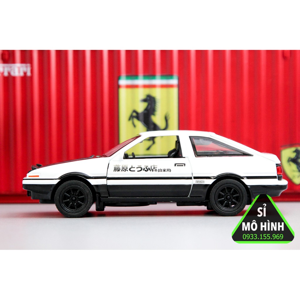 Mô hình xe Toyota AE86 Trueno Apex Hatchback Initial D 1:32
