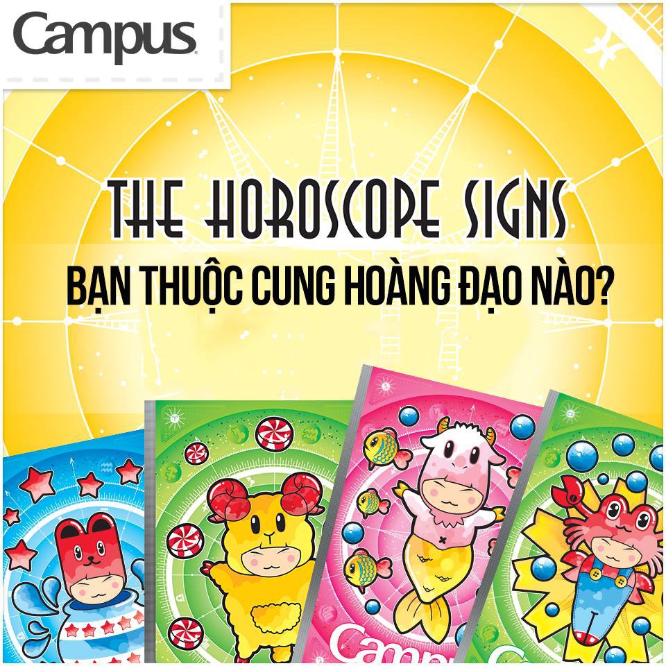 Vở CAMPUS kẻ ngang 80, 120, 200 tr SMART - Soleil Shop