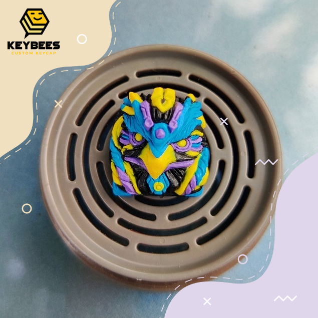 Nút bàn phím cơ resin handmade Hayabusa Keycap