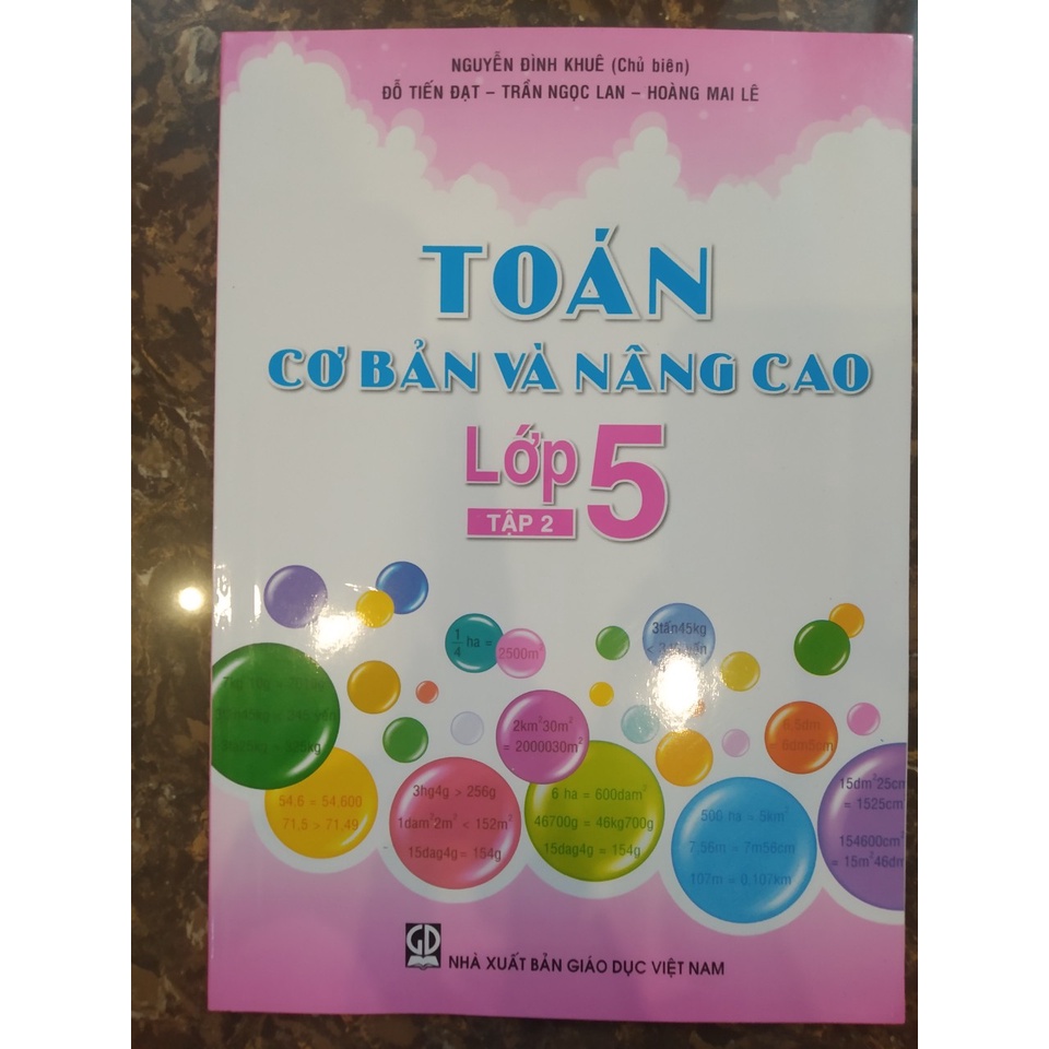 Sách - Combo Toán Cơ Bản Và Nâng Cao Lớp 5 Tập 1 Và Tập 2