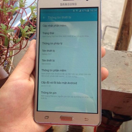 điện thoại samsung galaxy on7 2 sim