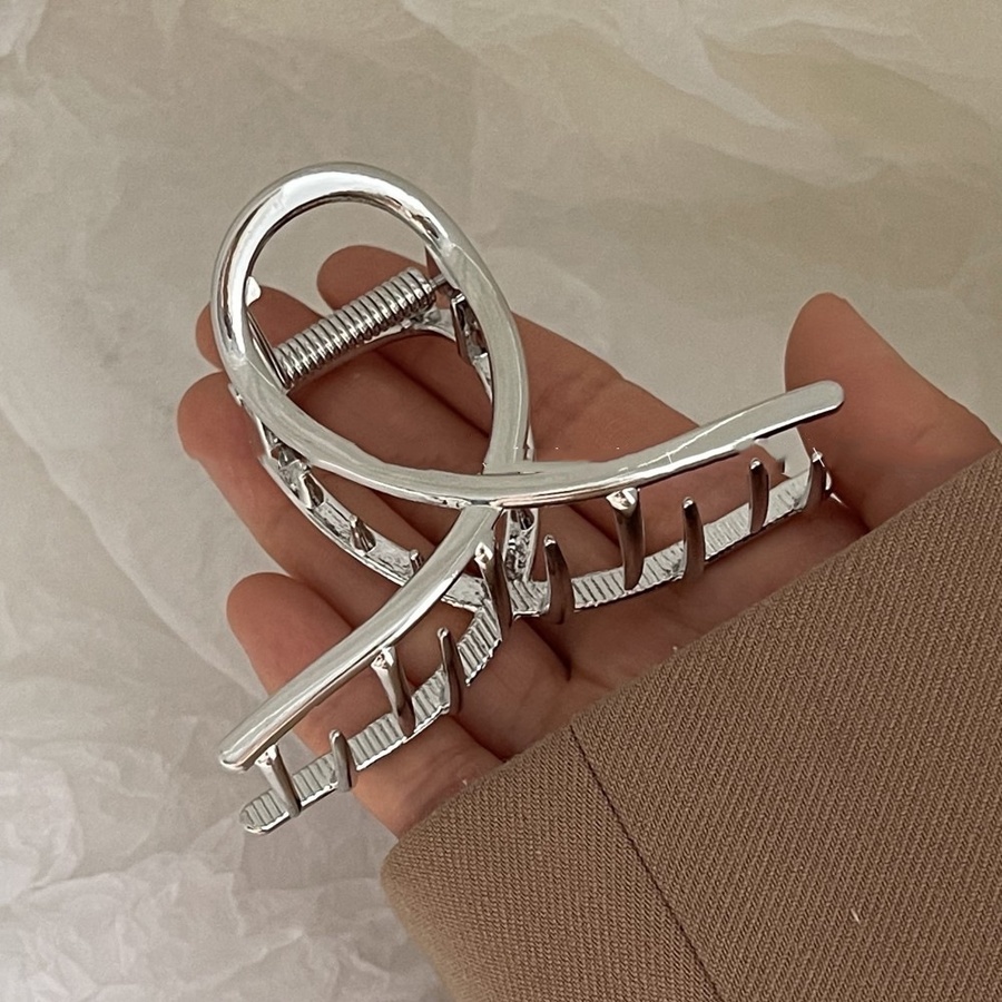 Kẹp Tóc Nơ Kim Loại Thời Trang Hàn Quốc