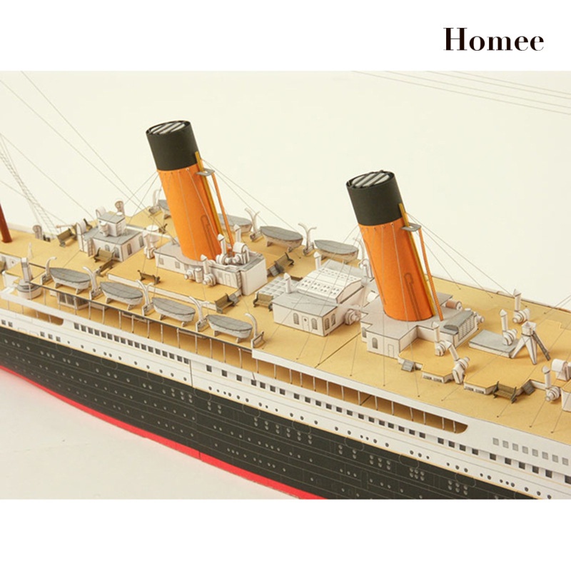 Mô hình giấy tự lắp ghép 3D Titanic tỉ lệ 1/4