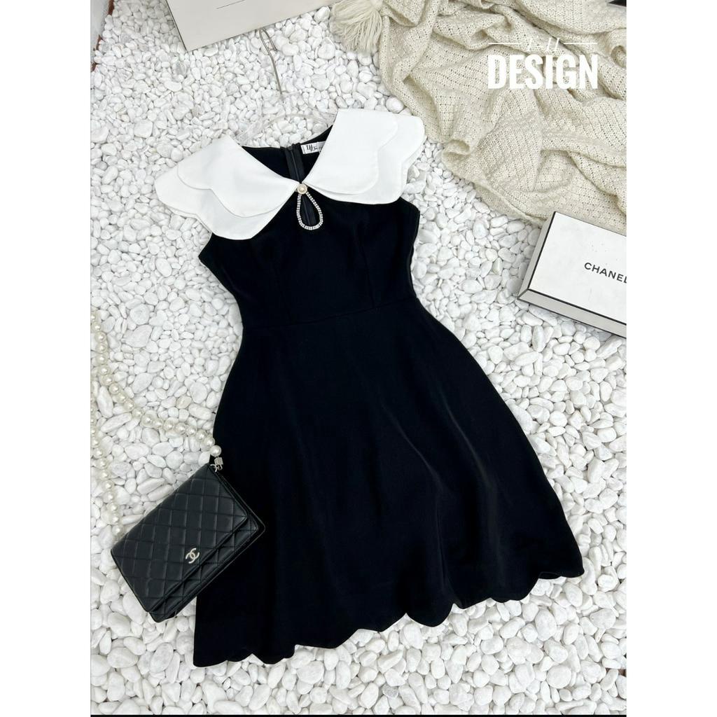 Váy đầm thiết kế cổ bèo siêu xinh sang chảnh hàng chất đẹp