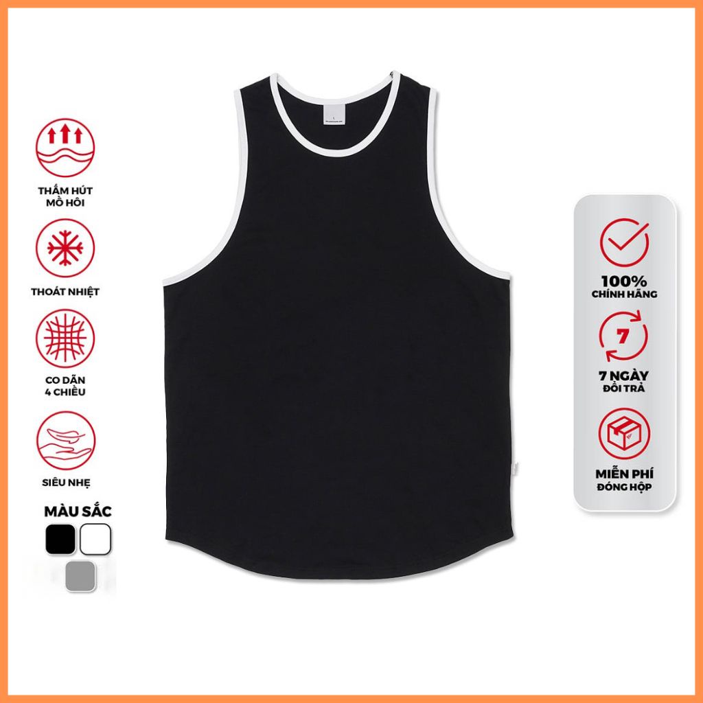 Áo thun ba lỗ tanktop nam tập gym SEAMING Áo sát nách vải thun spandex thoáng mát co giãn 4 chiều