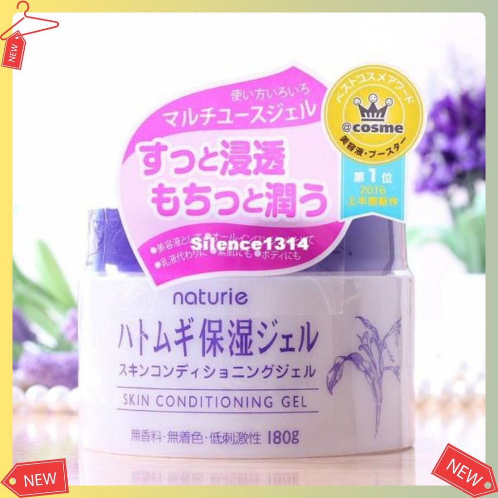 [RẺ HỦY DIỆT[ Kem Dưỡng Ẩm Hạt Ý Dĩ Naturie Skin Conditioning Gel 180gr chính hãng [MAX RẺ]