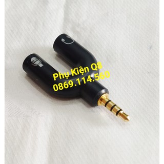 DAU CHUYEN TU JACK 3.5 SANG 2 LO MICRO +PHONE