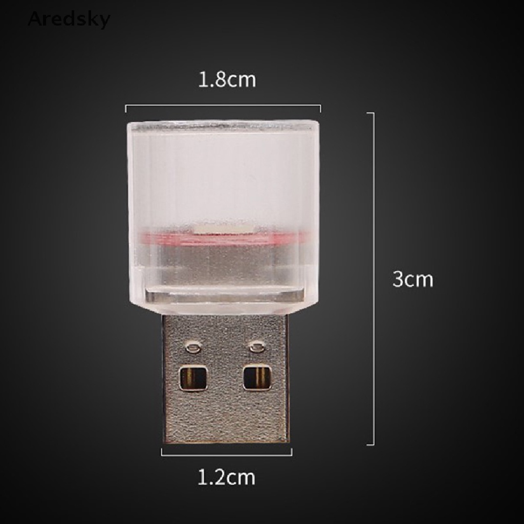 Đèn LED USB Mini Tạo Không Khí Trang Trí Xe Hơi