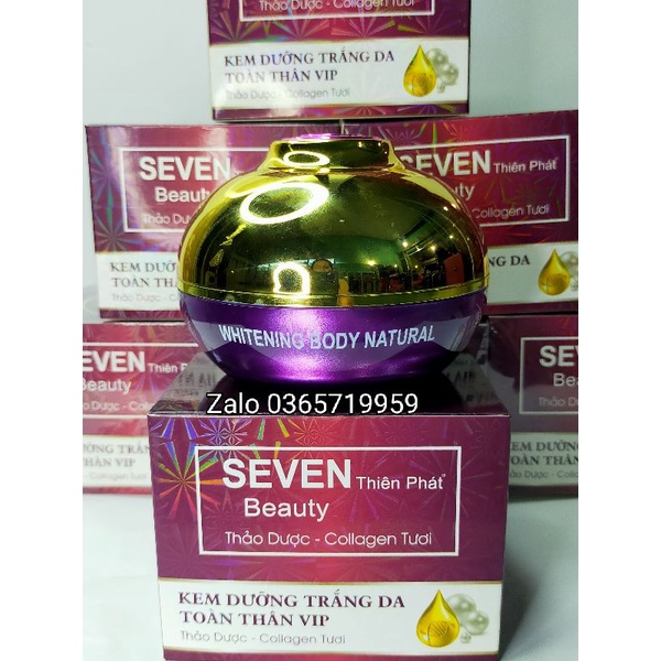 Seven beauty thiên phát kem body thảo dược -colagen tươi