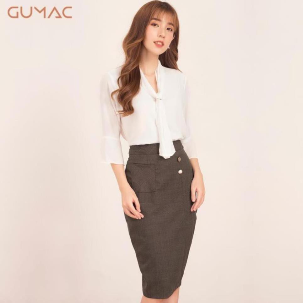 Áo dập ly cổ AA504 GUMAC