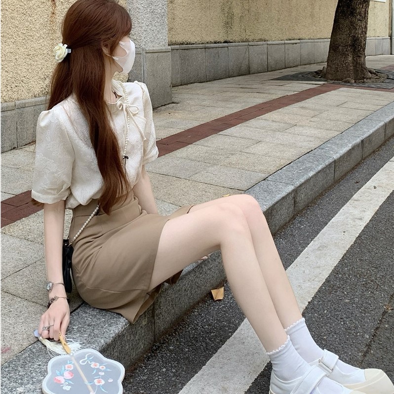 Set đồ nữ phong cách dễ thương nhẹ nhàng LEEVA SHOP L304