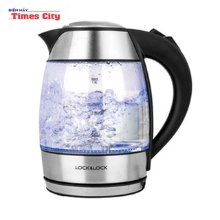 Ấm điện thủy tinh siêu tốc Lock&Lock 1.8 lít EJK418SLV
