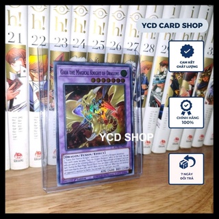 Thẻ bài yugioh chính hãng Gaia the Magical Knight of Dragons – Super Rare
