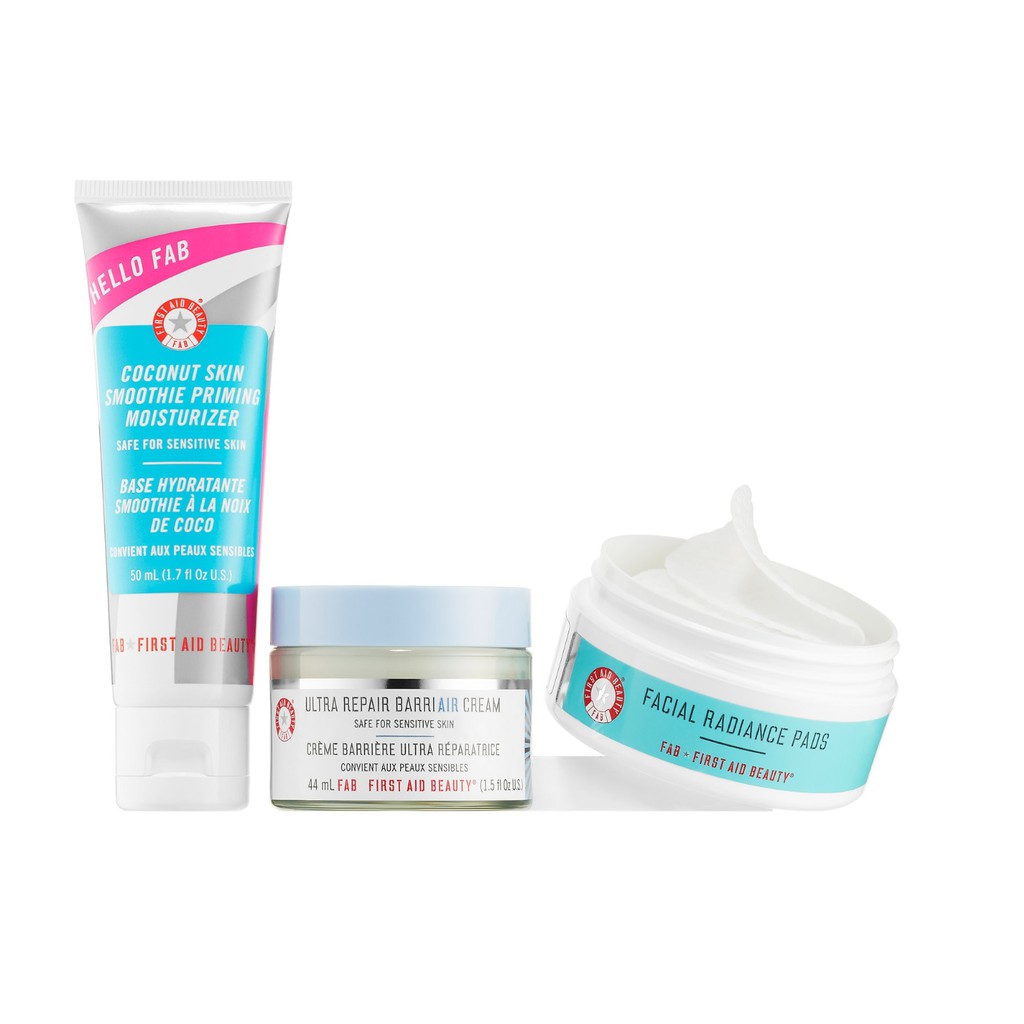 Kem lót cho làn da sáng mịn FIRST AID BEAUTY Hello FAB Coconut Skin Smoothie Priming Moisturizer | BigBuy360 - bigbuy360.vn