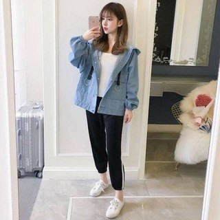ÁO KHOÁC KAKI NỮ CÓ KHOEN