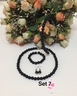 Bộ trang sức ngọc trai handmade