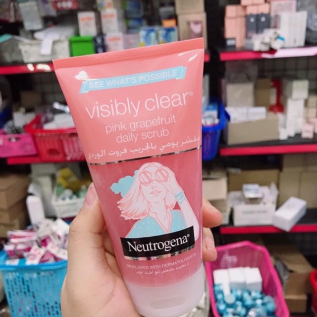 💦💦  Sữa rửa mặt Neutrogena Visibly Clear Pink