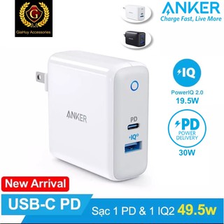 Sạc anker powerport ii, 49.5w - 2 cổng - a2321
