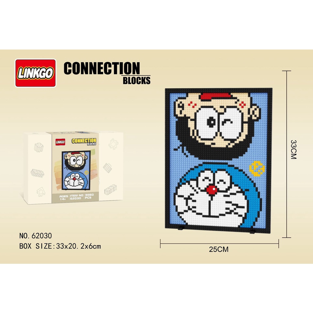 Lego Tranh Doraemon 25*33cm - Malibu Corner