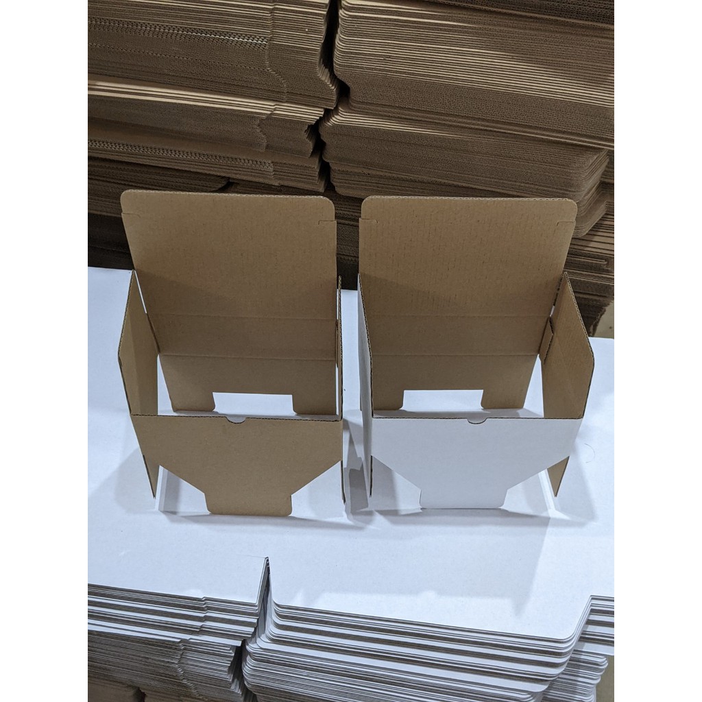 50 HỘP CARTON ĐÁY GÀI NẮP ĐẬY ĐỰNG PHỤ KIỆN SIZE 15X10X5CM