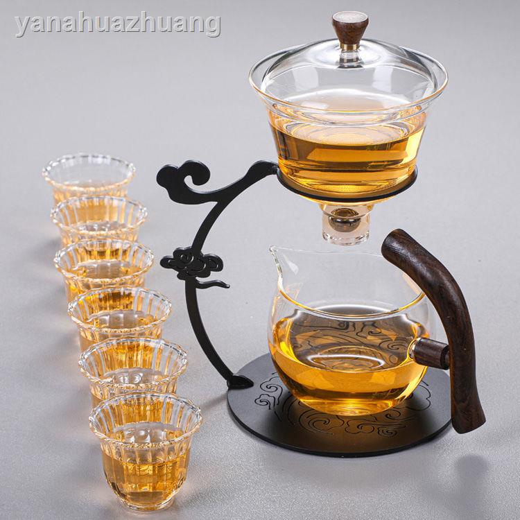 8.20▲✳Bộ ấm trà bằng kính bán tự động chịu nhiệt cao