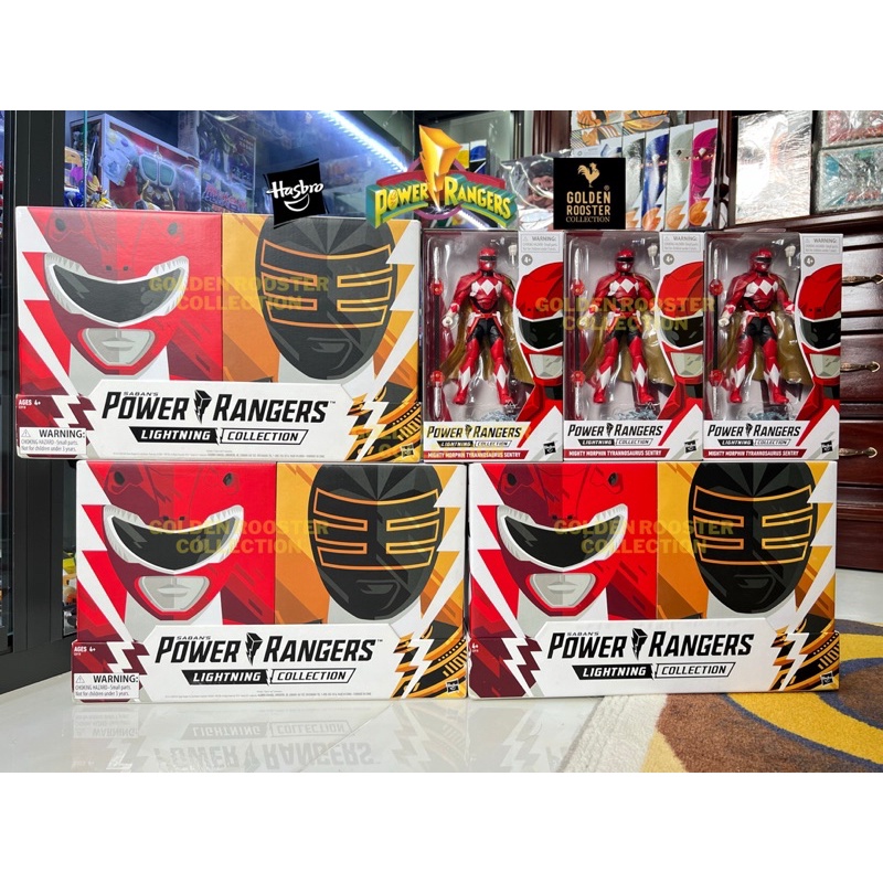 Mô hình nhân vật SDCC Lightning Collection Exclusive: MMPR Red Ranger & Zeo Gold Ranger 2-Pack