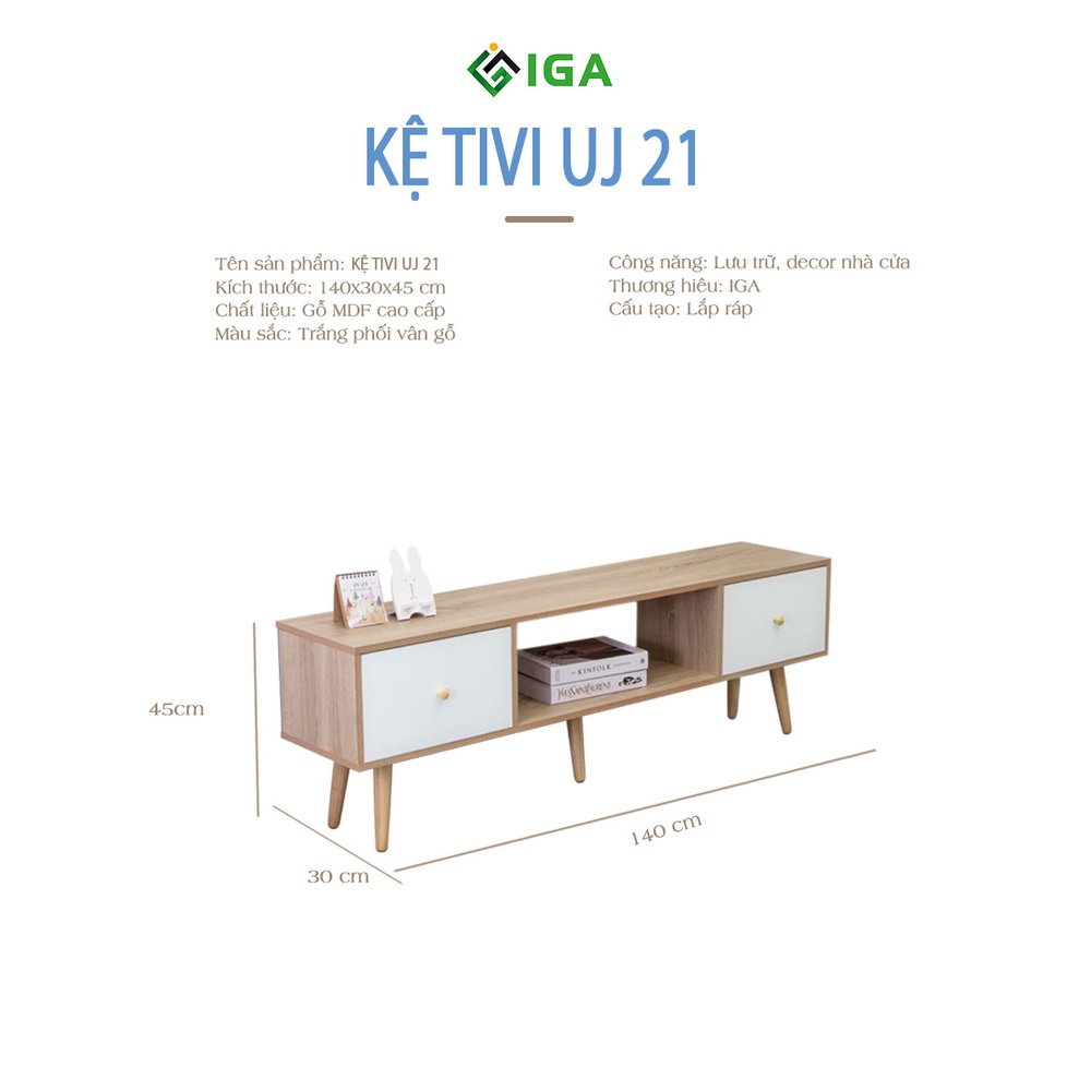 Kệ tivi thông minh thiết kế hiện đại thương hiệu IGA - GP288