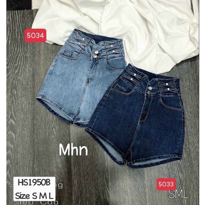 Quần short jean nữ cao cấp, chất liệu denim dễ thương, tôn dáng TUẤN KIỆT Store 8888 Q1