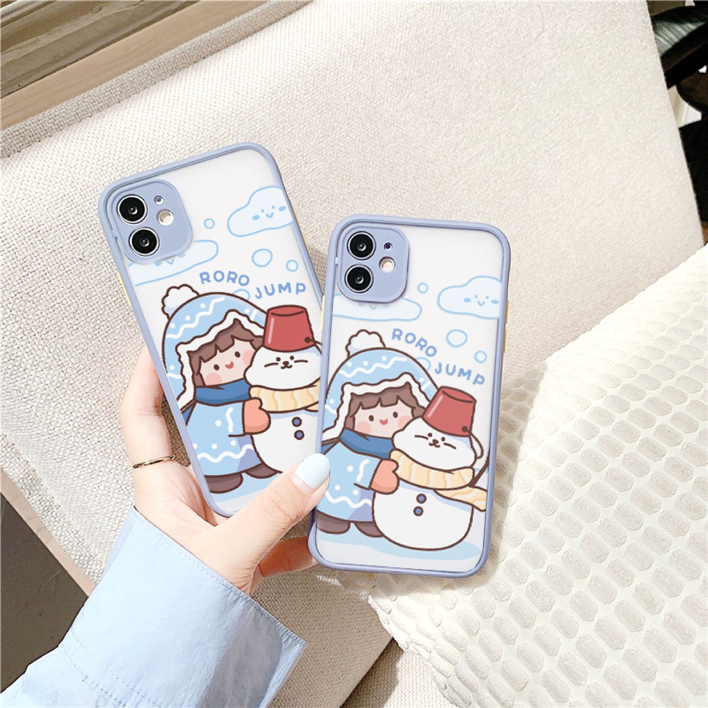 Ốp lưng iphone - Ốp iphone Roro Snow BVC 5/5s/6/6plus/6s/6splus/7/7plus/8/8plus/x/xr/xs/11/12/pro/max/plus/promax | BigBuy360 - bigbuy360.vn