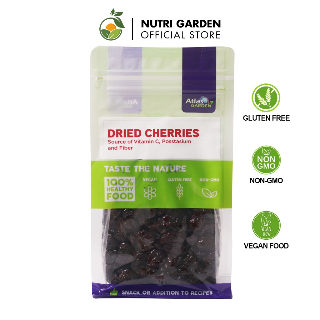 Trái cherry sấy khô Mỹ 265g - Nutri Garden