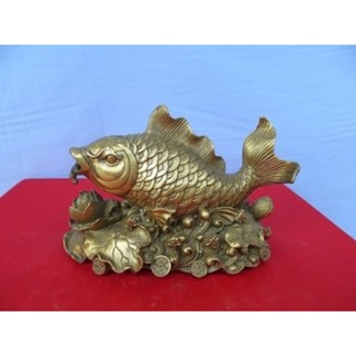 Cá chép sen đồng dài 18cm, đồ phong thủy